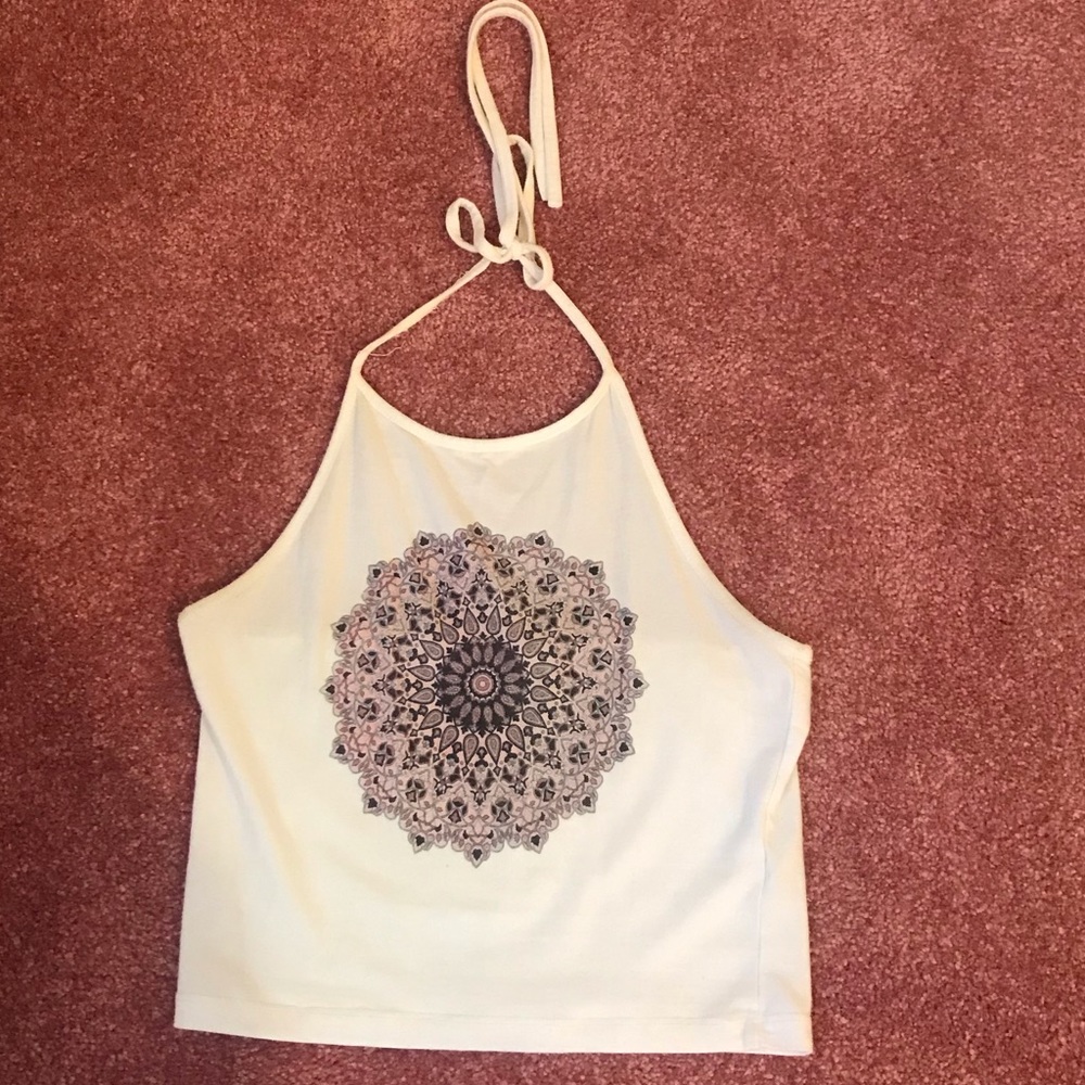 Brandy Melville Halter Tie Top